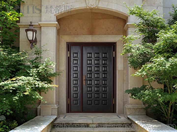VANTIS梵蒂斯 墨艺铜门 八方来财 甲级安全防盗别墅大门 入户门